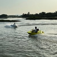 Nouveau jet boat à énergie électrique, petit hors-bord à sièges simples/doubles/quatre personnes