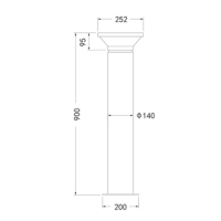 Lampadaire LED d'extérieur pour pelouse et jardin, 1-3W, 120LM/W, 5V, 5AH, batterie solaire, PC, aluminium, 250XH900MM
