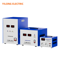 Stabilisateur de tension monophasé YILONG TND 0,5-10KVA 220V, régulateur automatique de type servo à stabilité extrême SVC, AVR multifonction
