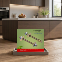 Vis et boulons de connexion pour lit en métal, connecteurs de meubles 4-en-1, attaches d'angle robustes pour lit avec trous de 8 mm