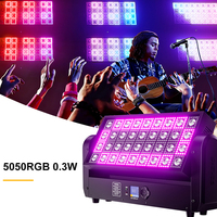 SHEHDS 200W 36 LED Strobe Light, projecteur de scène à tête mobile à faible entretien, RGB DMX512, pour DJ, club, concert, effet lumineux