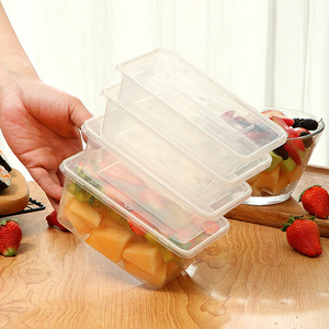 Disposable Rectangular Food Grade <b>Plastic</b> <b>Lunch</b> <b>Box</b> With Lid For Restaurants And Commercial Takeout Packaging - Product Image 3