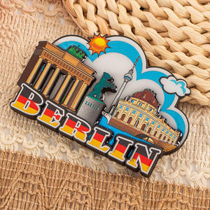 Aimant de réfrigérateur en bois personnalisé en <span class=keywords><strong>Allemagne</strong></span> <span class=keywords><strong>Berlin</strong></span> Souvenirs d'attractions touristiques Aimant de réfrigérateur en gros - Product Image 6