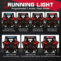Barre lumineuse LED de 31 pouces pour hayon 4x4, feu de position, de freinage et de clignotant, feu arrière pour UTV et Side-by-Side