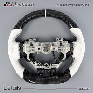 Volante Personalizado de Fibra de Carbono Real, Mejora del Interior del Automóvil para Lexus IS RC NX GS 250 300 300h 350DS 500 F Sport 2013-2025 - Product Image 5