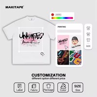 Camiseta CL230T de Lujo Desgastada, Unisex, 100% Algodón, de Alta Calidad, Lisa, Vintage, con Logotipo Personalizado, Decolorada, Lavada al Ácido, Talla Grande, Estilo Makitape
