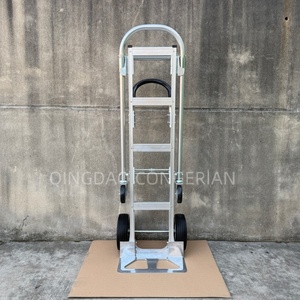 Chariot à main pliable 2 en 1 à quatre roues en aluminium avec roues industrielles OEM - Product Image 2