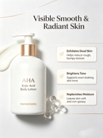 Lotion corporelle nourrissante anti-âge éclaircissante à la vitamine C et au beurre de karité avec acide kojique et AHA, lotion corporelle blanchissante en gros