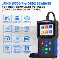 Nuevo Escáner Avanzado Jfind JF700 Pro OBD2 y Probador de Batería 2 en 1, Herramienta de Diagnóstico Automotriz con Modo 6, Modo 8 e Impresión en la Nube