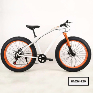 Vélos à cadre en acier en gros, 26 pouces, 21 vitesses, pneus larges de 4,0, double frein à disque, VTT, <span class=keywords><strong>vélo</strong></span> de <span class=keywords><strong>neige</strong></span> - Product Image 2