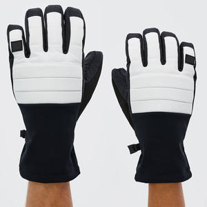 Gants de ski en cuir personnalisés, mitaines imperméables <span class=keywords><strong>et</strong></span> isolées, gants de ski en cuir, manopla esqui cuero amarillo - Product Image 1