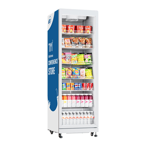 Gabinete Expendedor Inteligente GS Combo con Pago con Tarjeta de Crédito, Diseño Abierto, 24/7 para <span class=keywords><strong>Mercados</strong></span> de la UE y EE. UU., Pantalla, Refrigeración por Compresor, Personalizable - Product Image 2