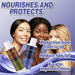 Shampooing professionnel brésilien à la kératine formule de soin de l'humidité rafraîchissante et nourrissante cible moelleuse et lisse - Product Image 2