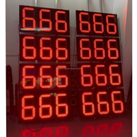 El Salvador 8.88 18 pouces 3 chiffres rouge vert station-service LED panneau d'affichage des prix affichage LED pour station-service