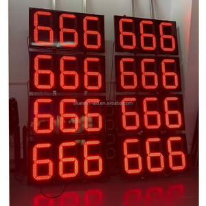 El Salvador 8.88 18นิ้วตัวเลข3หลักสีแดงสถานีน้ำมันเบนซินแผงหน้าปัด LED สำหรับสถานีบริการน้ำมัน - Product Image 3