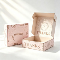 Boîtes d'expédition personnalisées pour colis de luxe, emballages de vente au détail pour vêtements, emballages cadeaux personnalisés, boîtes en papier pour vêtements