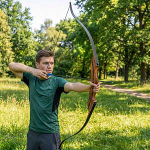 Juego de Arco y Flechas Recurvos SPK para Principiantes, Entrenamiento, Práctica de Tiro al Blanco, Kit de Arco Completo con Flechas de Carbono - Product Image 6