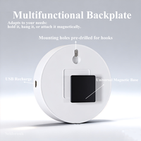 Lampe de nuit LED intelligente moderne avec capteur de mouvement infrarouge, lumière blanche chaude, fonctionne sur piles, lumière d'escalier