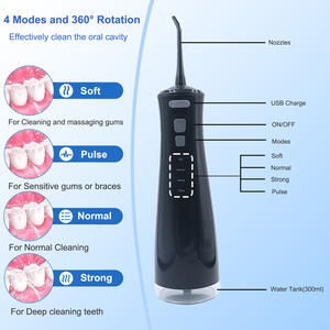 <span class=keywords><strong>Hydropulseur</strong></span> buccal IPX7, irrigateur dentaire 300 ml, dispositif de nettoyage électrique des dents étanche - Product Image 6