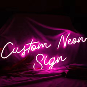 Custom LED Neon Sign Acrylic Advertising Decoration with Multi Colors AC Powered 1 Year Warranty IP65 Waterproof for Parties - Product Image 1