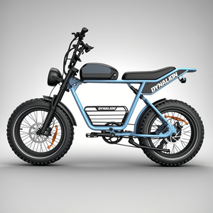 จักรยานไฟฟ้าไฮบริดสไตล์เรโทร รุ่น USA Warehouse 48v Emtb Moped สำหรับถนนและทางวิบาก ยางใหญ่ - Product Image 4