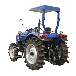Tractor agrícola con ruedas con certificación Coc, 50HP, 55HP, 60HP, 70HP, 80HP, 90HP