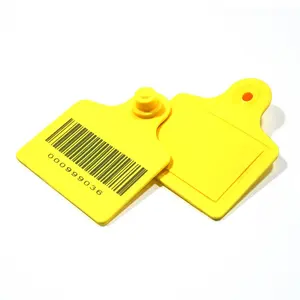 Rfid Animal Ear Tag Round Square Uhf Tracking Label Livestock Id Tags