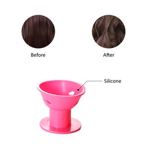 تصفيفة الشعر اكسسوارات DIY أدوات 20/ 30/ 40 حزمة الخيار مخصص لا كليب الوردي أو الأزرق المحمولة بكرة الشعر سيليكون بكرات شعر - Product Image 6