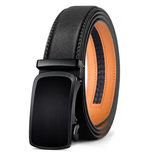 Cinturón de lujo personalizado para hombre, correa de cuero genuino de alta calidad, a la moda, para negocios, regalo