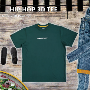 เสื้อยืดผู้ชายแขนสั้นทรงหลวมสไตล์ฮิปฮอป คอกลม ผ้าถัก ย้อมสีแบบวินเทจ ทรงบ็อกซี่ ผ้าฝ้าย 100% เป็นมิตรกับสิ่งแวดล้อม - Product Image 2