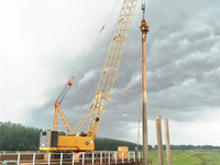 Grue sur chenilles RC XGC800 de 800 tonnes à haute performance, modèle jouet, avec boîte de vitesses, équipement de construction de marque de premier plan, vente chaude en Chine