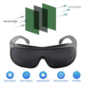 200nm-2000nm 보호 안전 안경 플라스틱 프레임 김서림 방지 장비 <span class=keywords><strong>IPL</strong></span> 눈 안전을 위한 레이저 고글 - Product Image 3