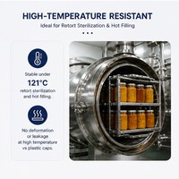 Couvercle de bocal sous vide 53 mm 63 mm 82 mm pour l'emballage du miel, de la confiture et de la sauce