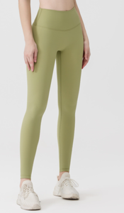USA Oversea Warehouse High Waist Slim Breathable Yoga Pants for Women Full Length Fitness Running Sports Leggings Yoga Leggings - Product Image 4