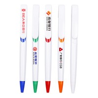Stylo bille rétractable en plastique FEMA avec grand clip, logo personnalisé, vente en gros, stylo publicitaire promotionnel pour le bureau