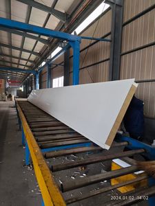 Panneau sandwich en laine <span class=keywords><strong>de</strong></span> <span class=keywords><strong>roche</strong></span> avec bordure en PU, insonorisant et ignifuge, pour atelier <span class=keywords><strong>de</strong></span> <span class=keywords><strong>menuiserie</strong></span> en Malaisie - Product Image 3