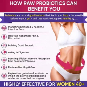Probiótico Femenino de Marca Privada, 100 Mil Millones de UFC y Cápsulas Prebióticas para la Salud Vaginal, Salud Intestinal y Salud Digestiva de la Mujer - Product Image 4