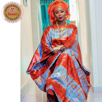 Robe Boubou Dashiki Bazin Riche Africaine Imprimée Parfumée 2026 Originale Mali Traditionnelle pour Femme Mariée