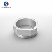 Anillo de Retención Roscado Externo de Aluminio CNC Personalizado con Bajo MOQ para Lentes Ópticas OEM