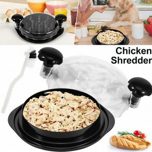 New 9.84-Inch High Quality Eco-Friendly Plastic Portable Multi-Color Chicken Shredder Tool Transparent Anti-Slip Lid Kitchen - Product Image 4
