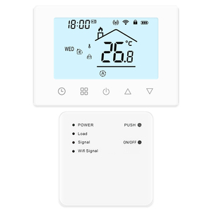 <span class=keywords><strong>Thermostat</strong></span> intelligent Tuya RF à montage plat <span class=keywords><strong>pour</strong></span> chaudière à <span class=keywords><strong>gaz</strong></span>, alimenté par batterie, <span class=keywords><strong>thermostat</strong></span> numérique WiFi RF sans fil <span class=keywords><strong>pour</strong></span> chaudière, <span class=keywords><strong>thermostat</strong></span> intelligent - Product Image 1