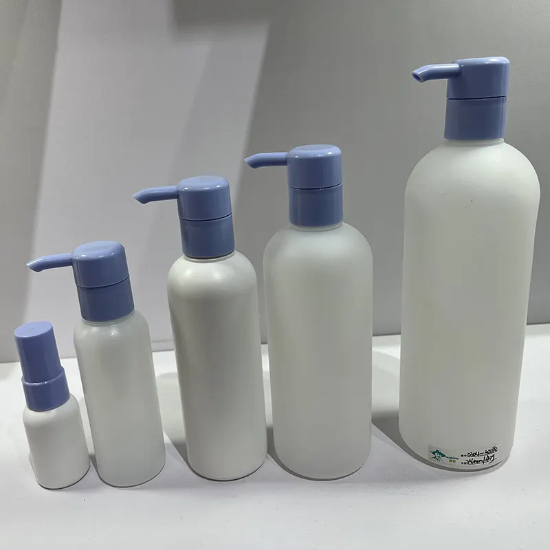 PE PCR Recycle100 ml 120ml 250ml 300ml 500ml 700ml Plastic Shampoo Bottle Body Wash Lotion Customize Cosmetic Bottles
