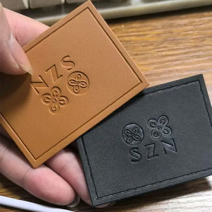 Guangzhou Lefeng Custom Hot Leathers Patches Brand <strong>Jeans</strong> Clothing Clothes Tag <strong>Label</strong> Garment Leather <strong>Label</strong> Tags With Logo - Product Image 1