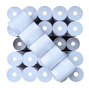 Rouleau de papier thermique monocouche 57 mm sans BPA pour caisse enregistreuse ATM Siemens, certifié EUDR, vente en gros - Product Image 3