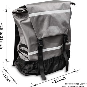 Spare Tire Storage <b>Bag</b> Black And Gray Durable Rectangle For Trucks Suv Cars - Product Image 4