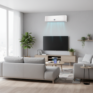 Climatiseur mural split à plasma froid, nouvelle génération, le plus vendu en Corée, 7000 BTU, contrôlé par application, série QB (Marche/Arrêt) - Product Image 2