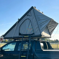 Tente de toit rigide en aluminium triangulaire de haute qualité, tente de toit pour voiture, tente de toit imperméable, Dachzelt, tente de toit pour camping-car