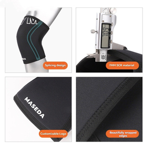 7mm Thick Neoprene <strong>Compression</strong> Gym <strong>Knee</strong> Brace Custom Logo Elastic Crossfit <strong>Knee</strong> Support Powerlifting <strong>Knee</strong> <strong>Sleeve</strong> - Product Image 3