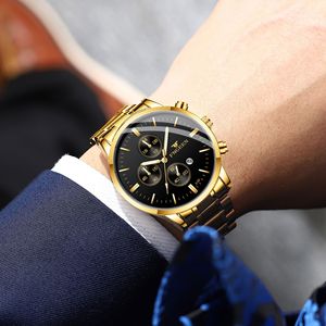 Fenzun Men's Quartz Watch 6mm Ultra Thin Waterproof Black Mesh Strap Student Watch Folding Clasp Stainless Steel Case - Product Image 3