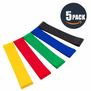 เชือกยางยืดเทรนนิ่ง TPE 5ชิ้นอุปกรณ์ออกกำลังกายสำหรับเพาะกายออกกำลังกายยางยืดวงทำจากยางทนทาน - Product Image 2